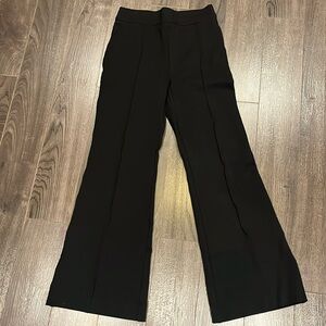 Black Spanx Flare Bottom Pants